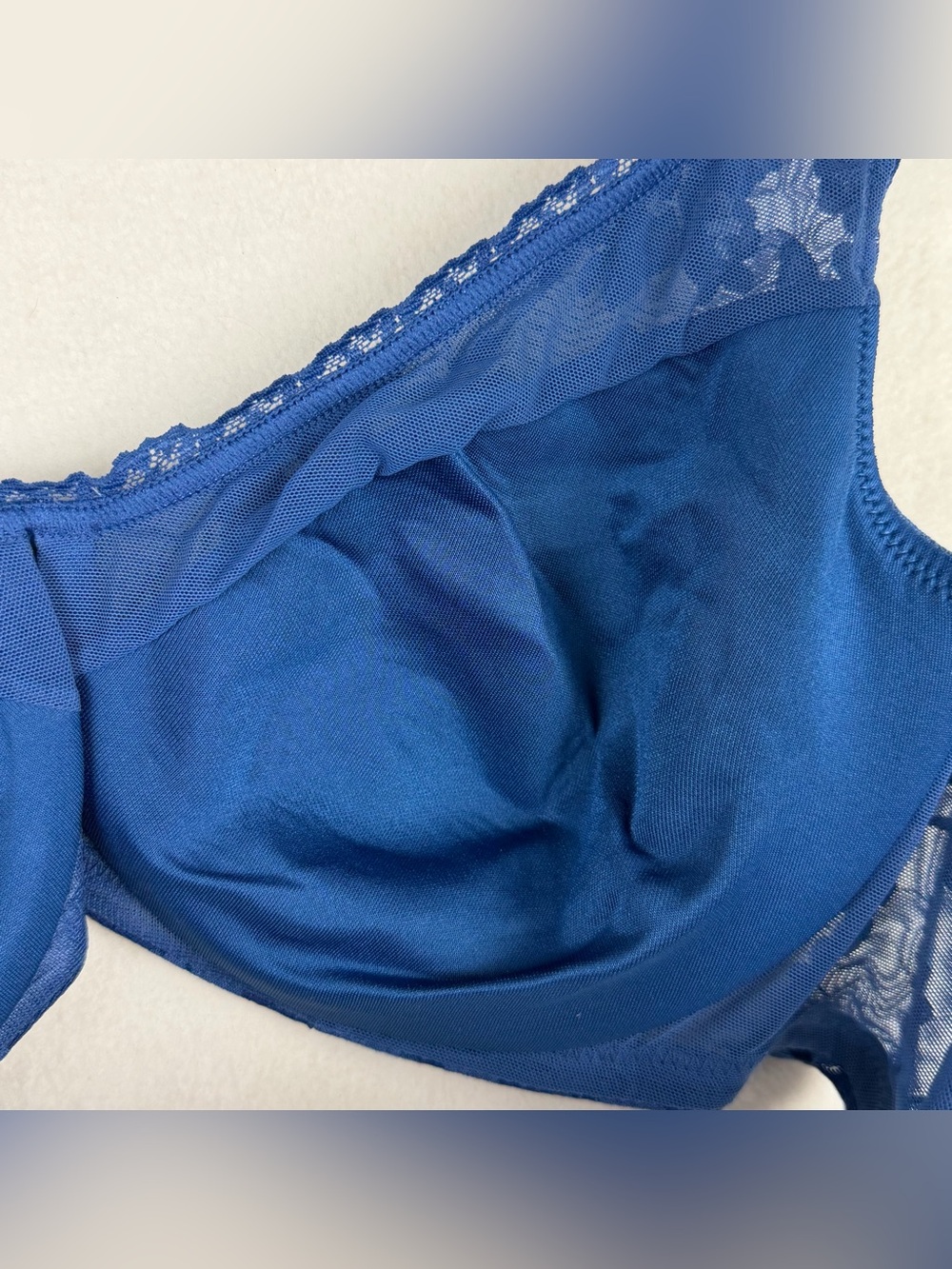 Bali Passion for Comfort Smooth Lace Convertible Underwire Bra DF6590 Blue 36C - Picture 10 of 10